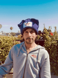 LOVERBOY BY CHARLES JEFFREY CHUNKY EARS BEANIE in PURPLE