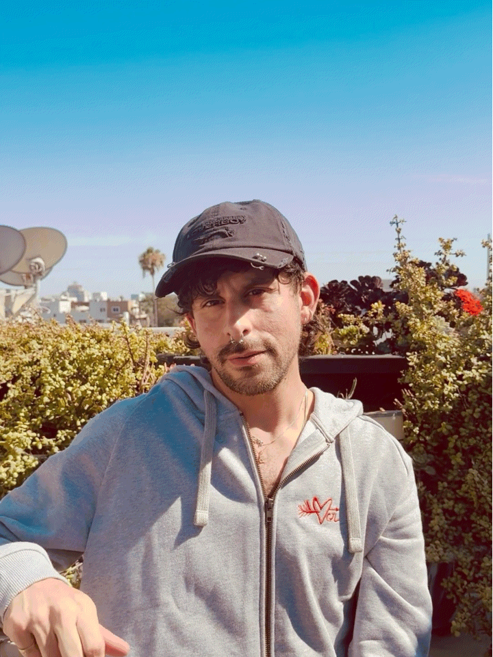 LOVERBOY BY CHARLES JEFFREY PIECED LOGO CAP