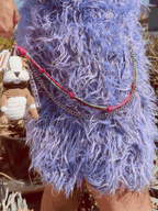 LOVERBOY BY CHARLES JEFFREY CHARACTER CROCHET BAG CHARM BULLDOG