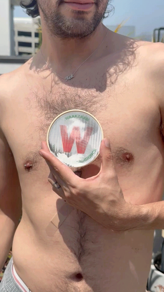 Glitch Lenticular Button by Walter Van Beirendonck