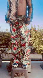 Walter Van Beirendonck Camouflage Basic Pants