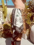 Walter Van Beirendonck Crown Bandana - Black