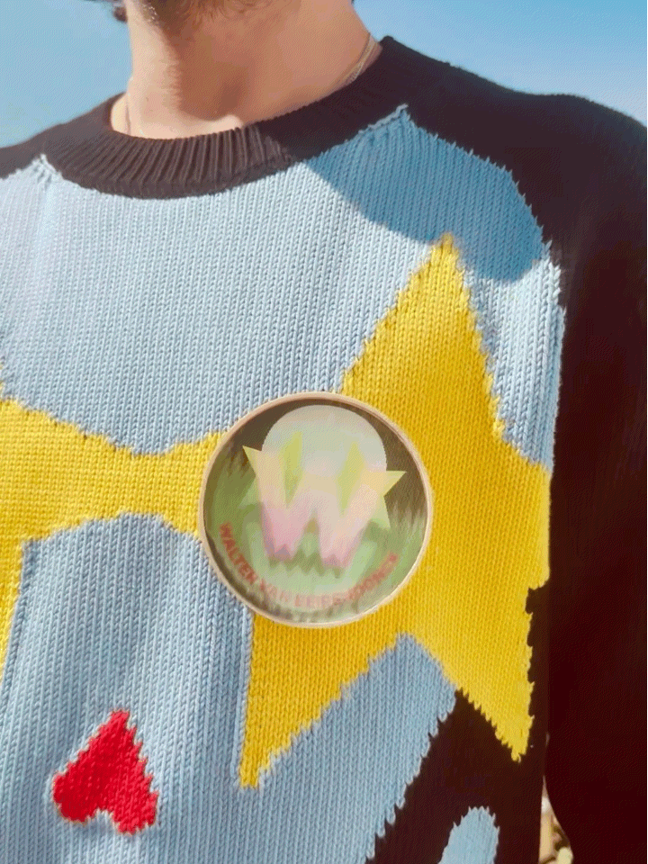 Skull Lenticular Button by Walter Van Beirendonck
