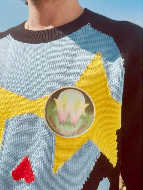Skull Lenticular Button by Walter Van Beirendonck