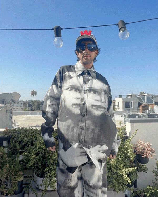Walter Van Beirendonck Maxi Shirt Glitch