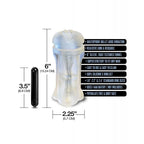 Happy Ending MSTR B8 Squeeze Box Vibrating Pussy Pack - Kit of 5 Clear