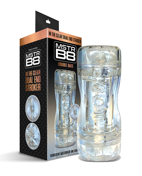 Happy Ending MSTR B8 Double Date In the Clear Dual End Stroker