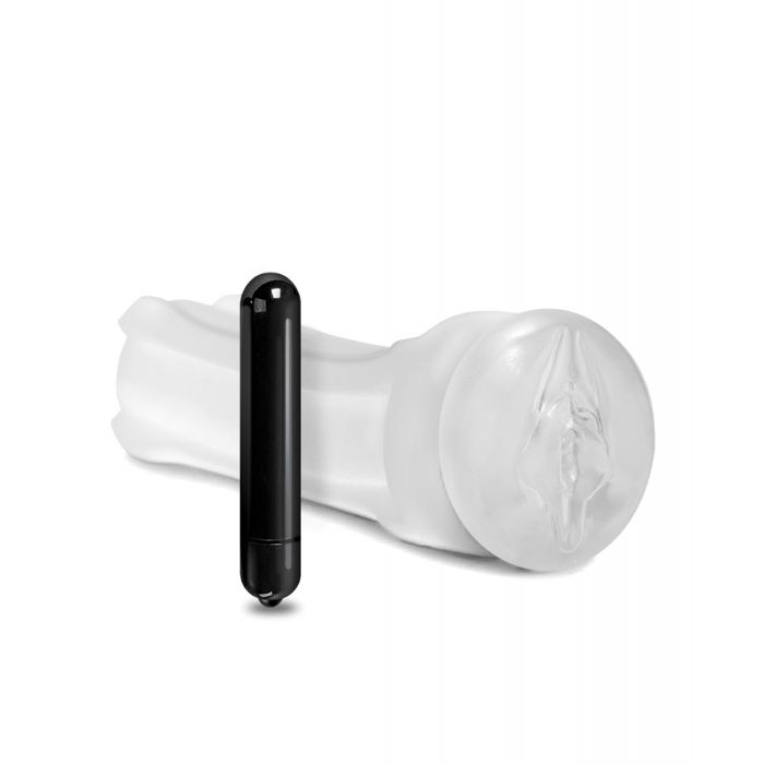 Happy Ending Shower Stroker Vibrating Pussy - Clear
