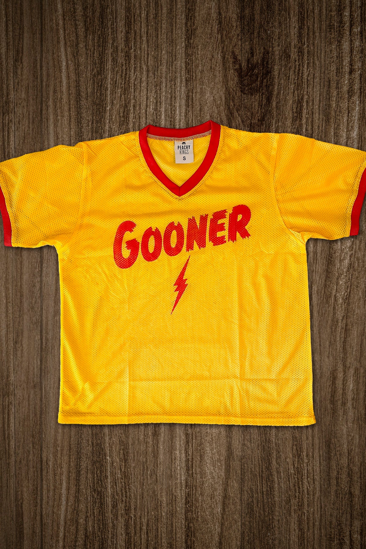 Gooner Mesh Football Jersey by Peachy Kings