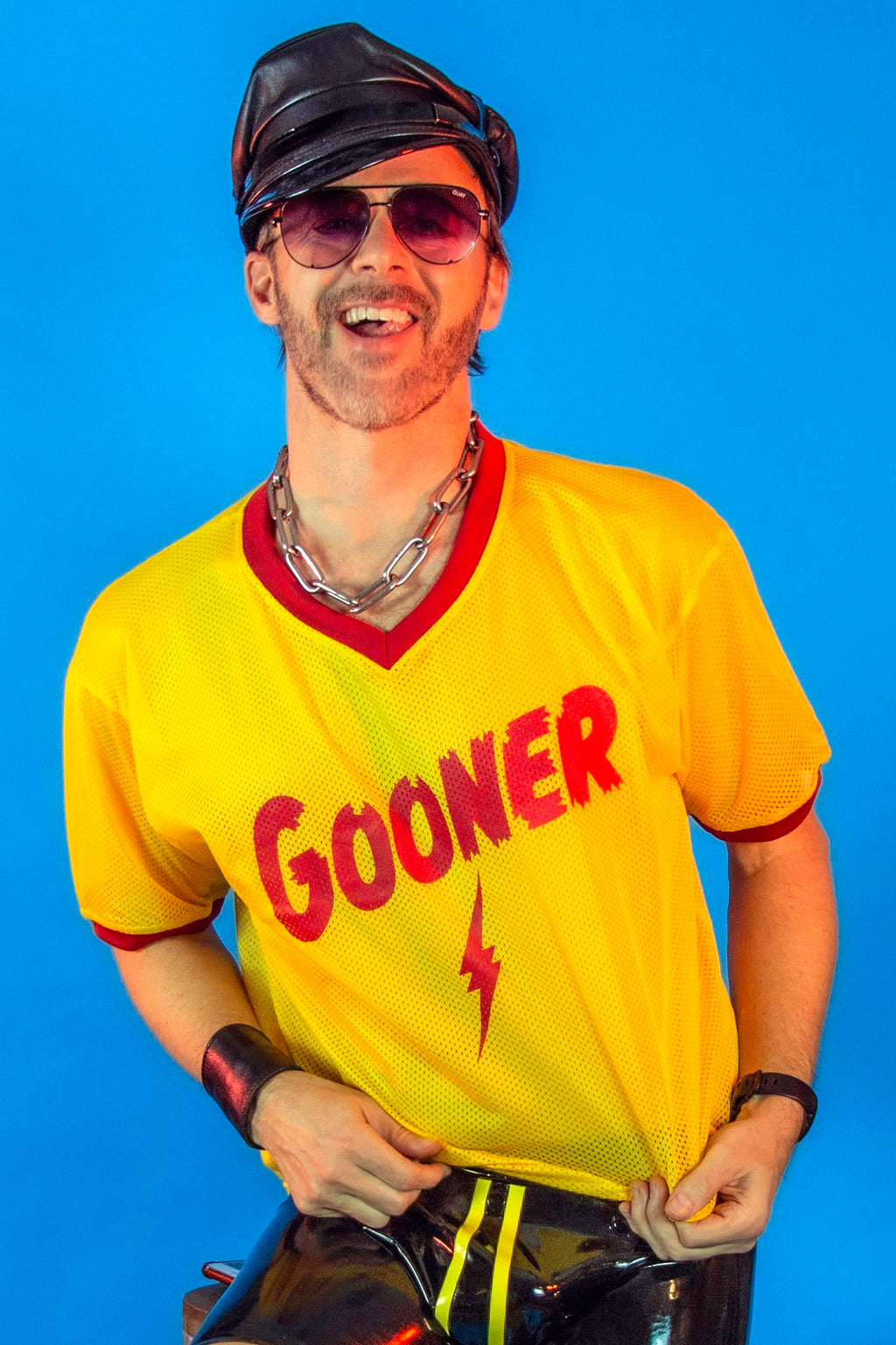 Gooner Mesh Football Jersey by Peachy Kings