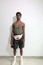 GYMNASIUM THE BODY WORK STRINGER TANK ARMY GREEN