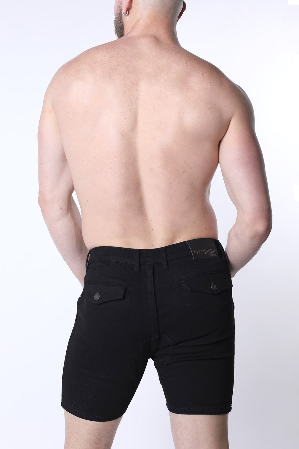CellBlock 13 Full Court Denim Zipper Short - Black