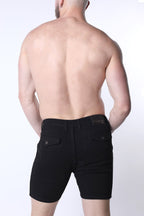 CellBlock 13 Full Court Denim Zipper Short - Black