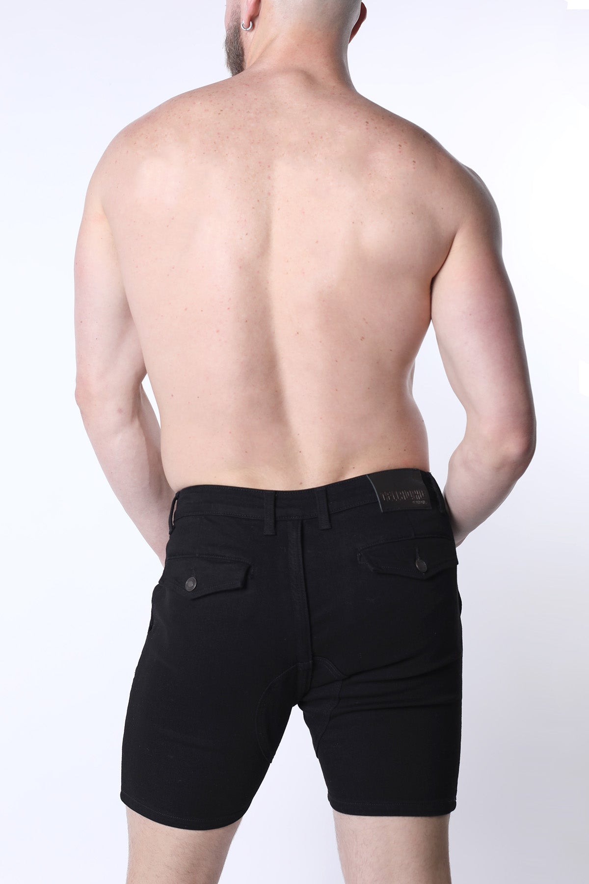 CellBlock 13 Full Court Denim Zipper Short - Black