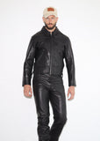 THE LEATHER RACER JACKET by GYMNASIUM
