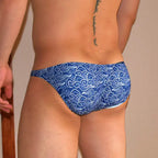 Rainbow Clouds Low Cut Swim Brief