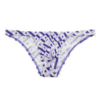 Purple Mesh Low Cut Swim Brief