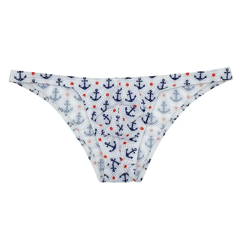 Anchors Away Mesh Low Cut Swim Brief