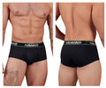 HAWAIR Contrast Waistband Microfiber Briefs - Black