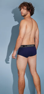 HAWAIR Microfiber Boxer Briefs - Dark Blue