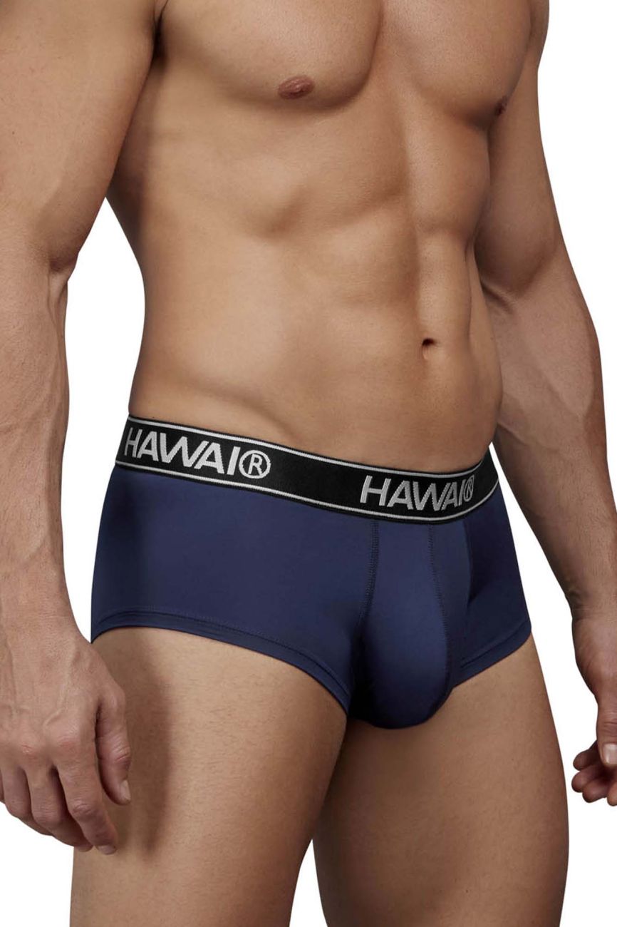 HAWAIR Microfiber Boxer Briefs - Dark Blue