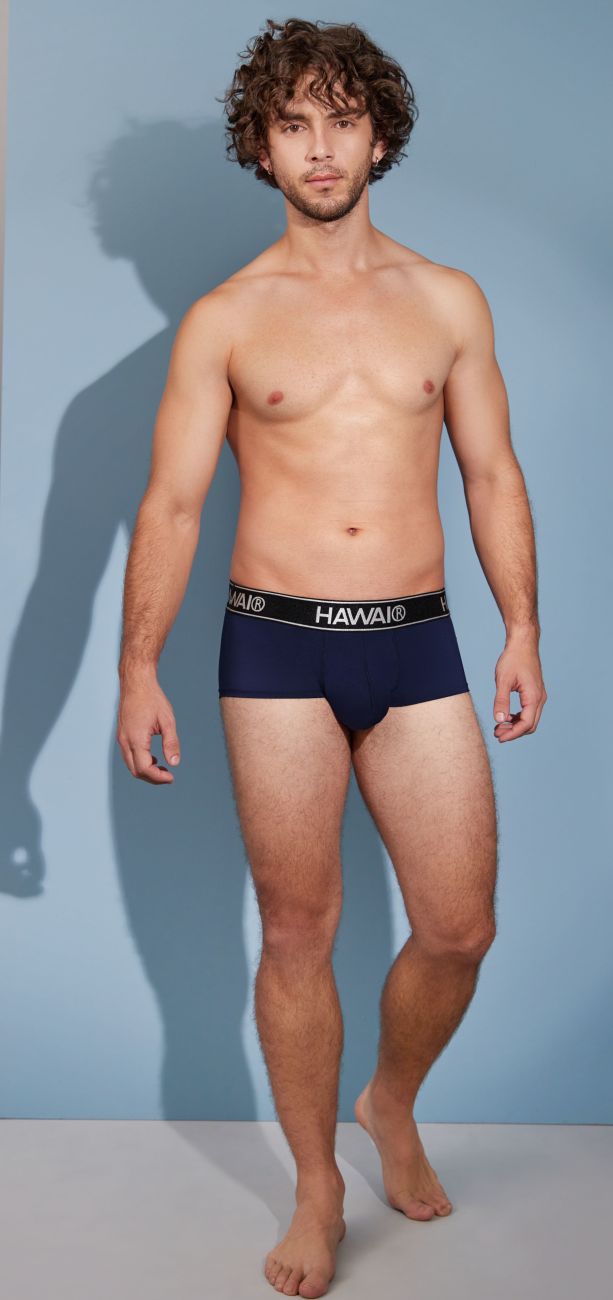 HAWAIR Microfiber Boxer Briefs - Dark Blue
