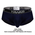 HAWAIR Microfiber Boxer Briefs - Dark Blue