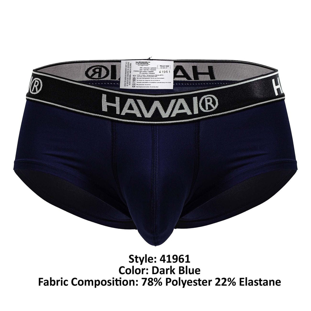HAWAIR Microfiber Boxer Briefs - Dark Blue