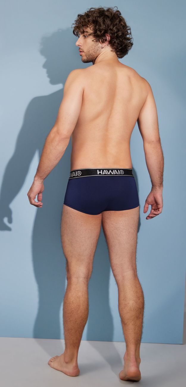 HAWAIR Microfiber Boxer Briefs - Dark Blue