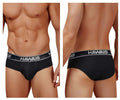 HAWAIR Cotton Blend Briefs - Black
