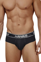 HAWAIR Cotton Blend Briefs - Black