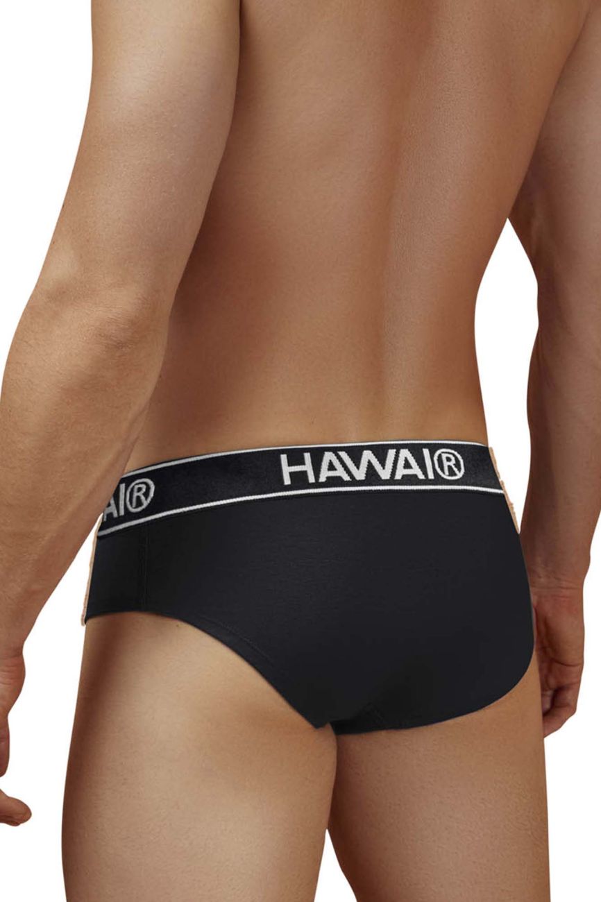 HAWAIR Cotton Blend Briefs - Black
