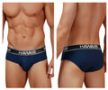 HAWAIR Cotton Blend Briefs - Dark Blue