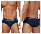 HAWAIR Cotton Blend Briefs - Dark Blue