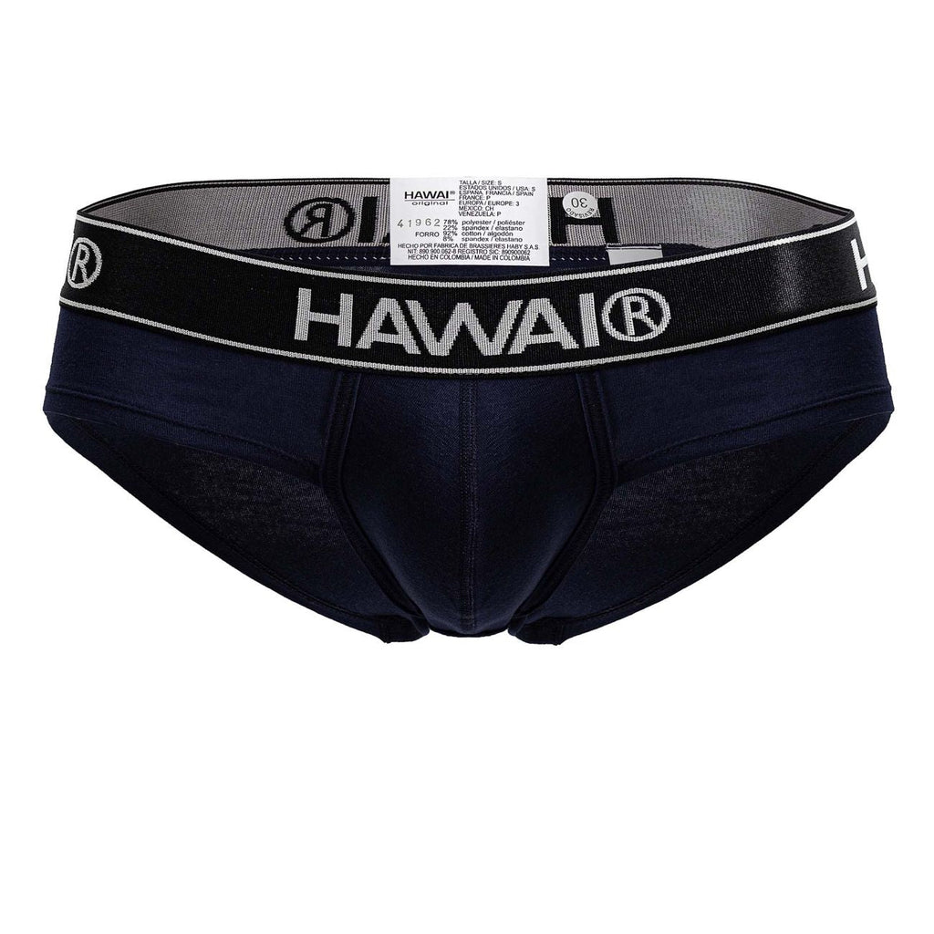 HAWAIR Cotton Blend Briefs - Dark Blue