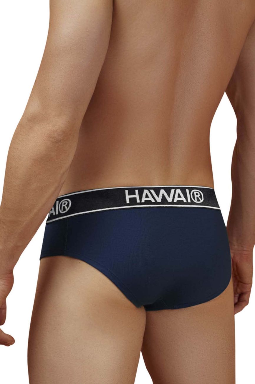 HAWAIR Cotton Blend Briefs - Dark Blue