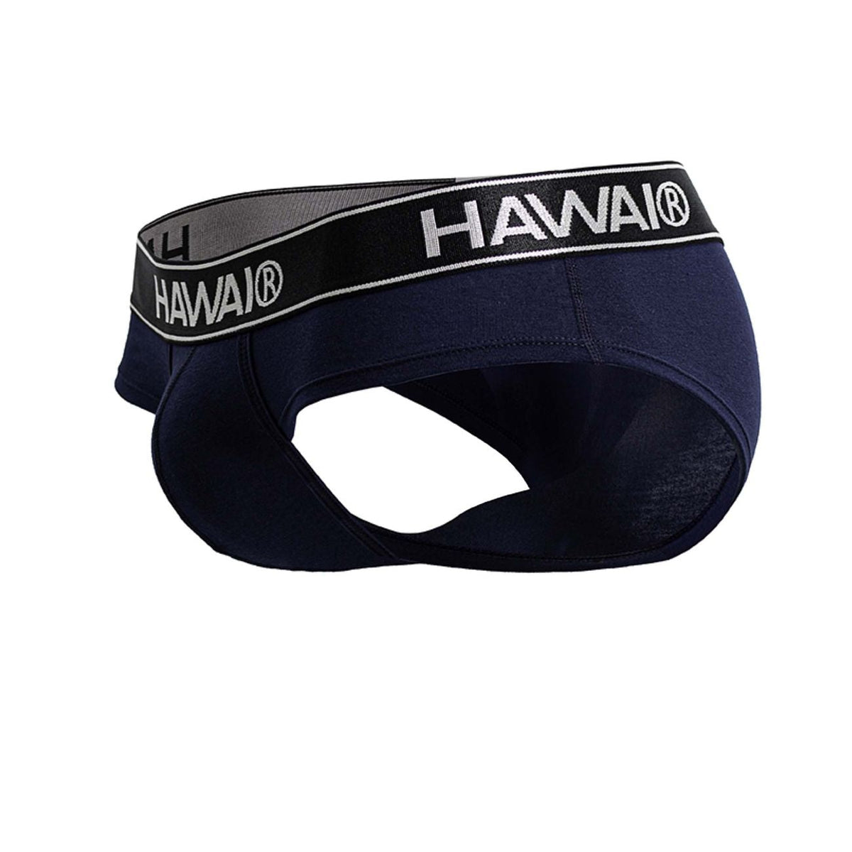 HAWAIR Cotton Blend Briefs - Dark Blue