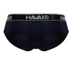 HAWAIR Cotton Blend Briefs - Dark Blue