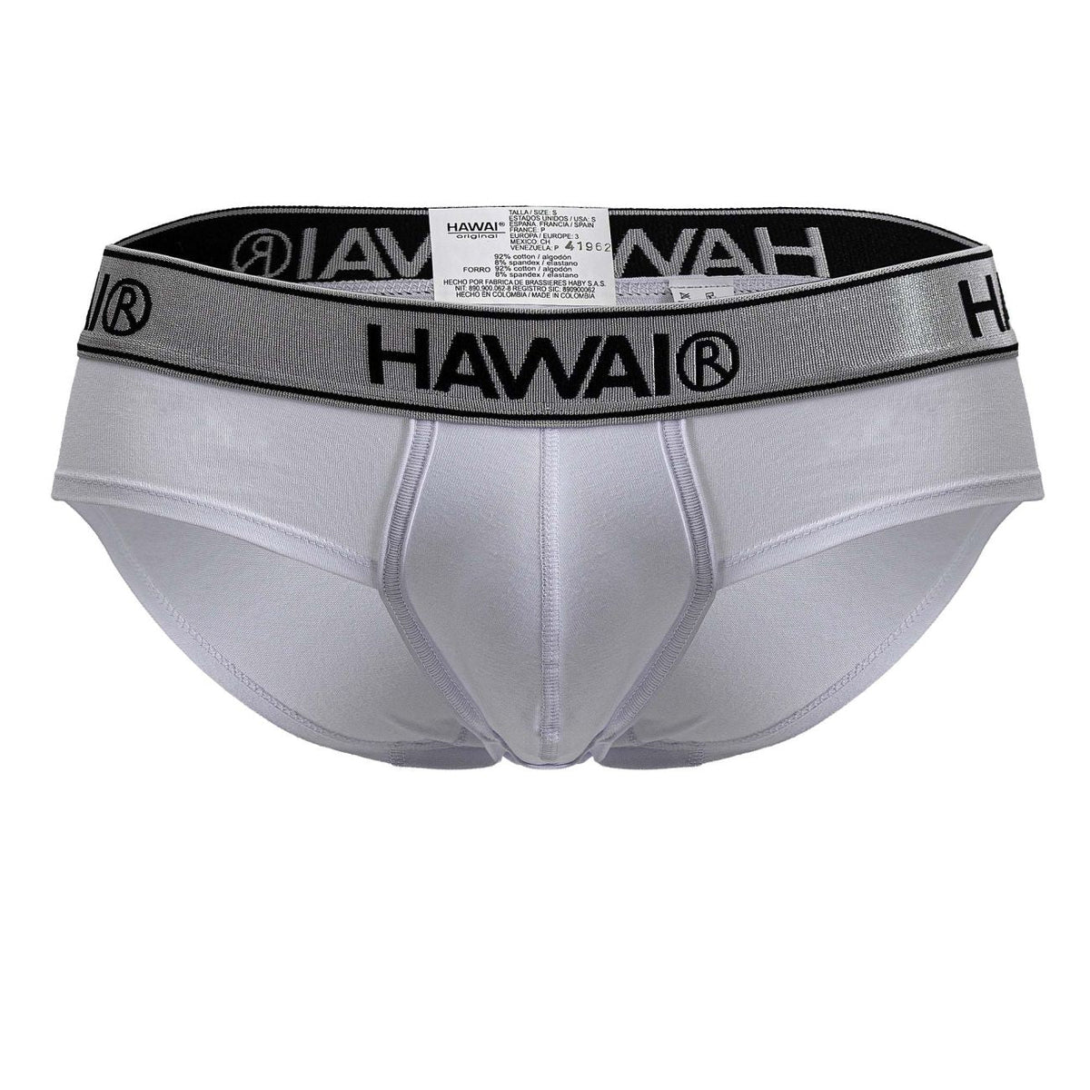 HAWAIR Cotton Blend Briefs - White