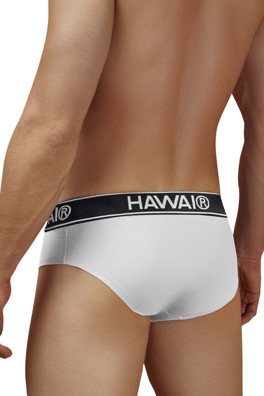 HAWAIR Cotton Blend Briefs - White