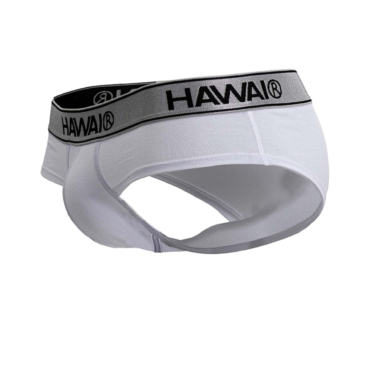 HAWAIR Cotton Blend Briefs - White