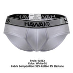 HAWAIR Cotton Blend Briefs - White