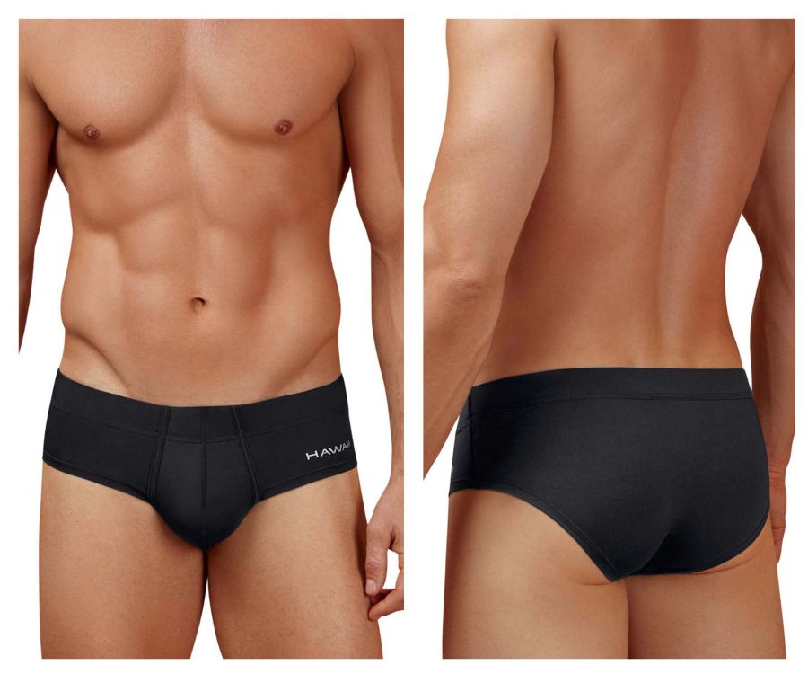 HAWAIR Minimalist Microfiber Briefs - Black