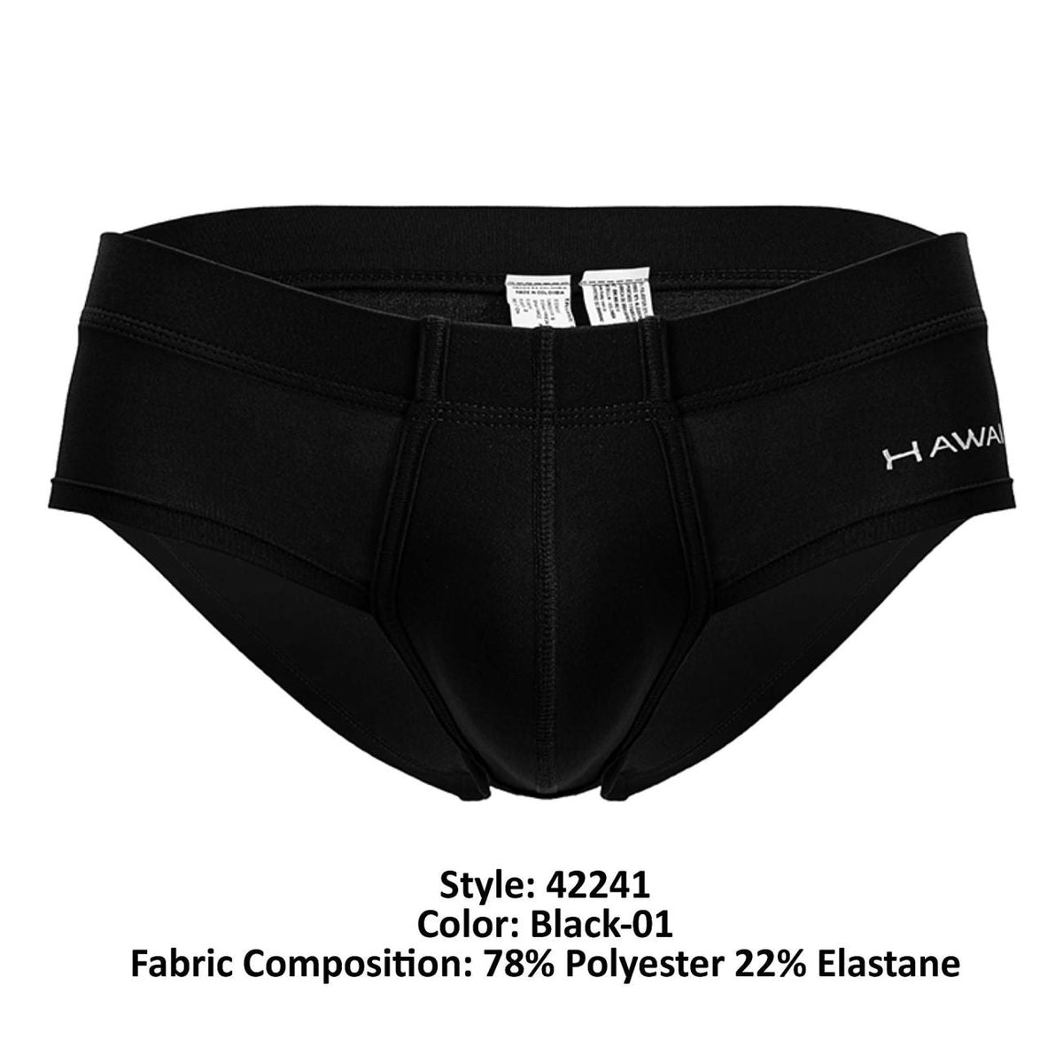 HAWAIR Minimalist Microfiber Briefs - Black