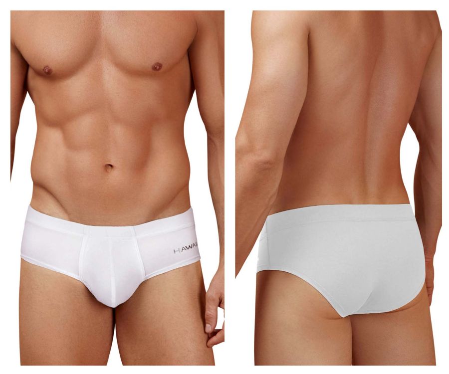 HAWAIR Minimalist Microfiber Briefs - White