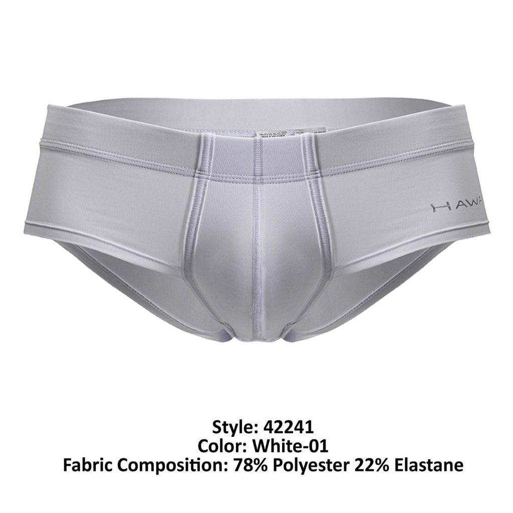 HAWAIR Minimalist Microfiber Briefs - White