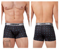 HAWAIR Printed Microfiber Sailboat Trunks - Black