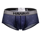 HAWAIR Printed Microfiber Briefs - Blue