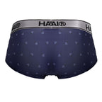 HAWAIR Printed Microfiber Briefs - Blue