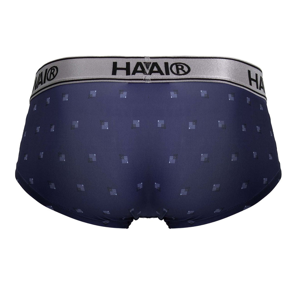 HAWAIR Printed Microfiber Briefs - Blue